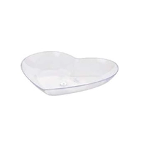 Miniatura Reutilizable Corazón, Transparente, 8.5 x 7.5 x 1.5 cm, 6028721 - Macadamia