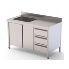 Mesa De Trabajo Inox Serie WTW170 - Clima Hostelería