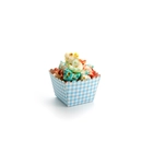 Caja de brownie azul 100 uds, Papel - 100x100 Chef