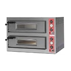 Horno Eléctrico para Pizzería, 2 Cámaras, 2 Pisos, 6 de 33 cm o 8 de 22 cm, E12-60/90-A - Casfri