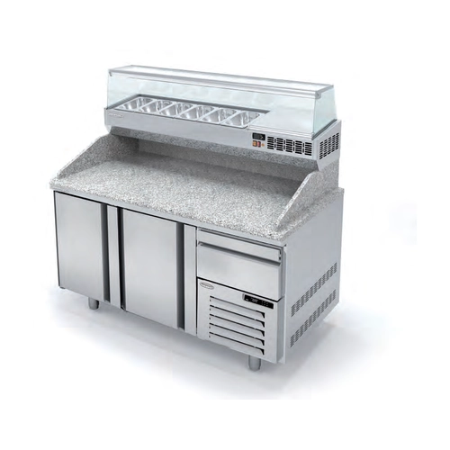 Mesa Fría para Pizza MP-80-160-R, 1565 mm, 362 L - MP-80-160-R