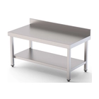 Mesa de trabajo, 600 mm ancho, 1 Estante, Acero inoxidable, SKU WTW260060S1 - WTW260060S1