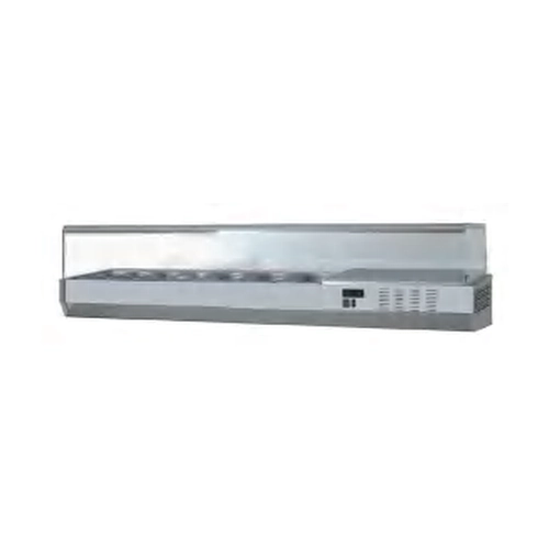 Vitrina Expositora Ensaladas, VZ6, 139x44x44 cm, +2ºC/+8ºC - VZ6