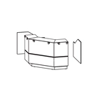 Vitrina expositora, CSVEST-12-AP90, 3750 mm, M1: -1°+5°C, para carnes - Coreco