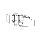 Vitrina expositora, CSVEST-12-AN90, 1562 mm, M1: -1°+5°C, para carnes - Coreco