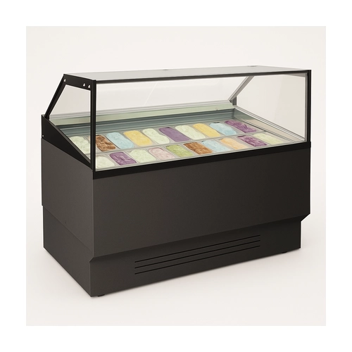 Vitrina Ventilada Dual para Exposición y Conservación de Helados de 12 Cubetas de 5 Litros - RIMINI 12 G - RIMINI 12 G