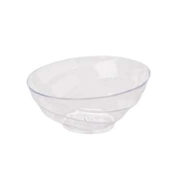 Miniatura Reutilizable - Bol PS Elegance de 150 ml Transparente - Medidas Ø9,5x4,5 cm - 288 Unidades por Caja - 6036621 - Macadamia