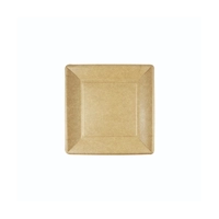 Plato Cuadrado de Cartón Kraft Serie 10440011/10404011 - Macadamia