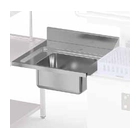 Mesa Intermedia de Prelavado de Pared con Fregadero, EP-80D, Derecha - EP-80D