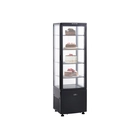 Vitrina Expositora Negra, 2829.693, 235 L, 0 to +12 °C - Udex